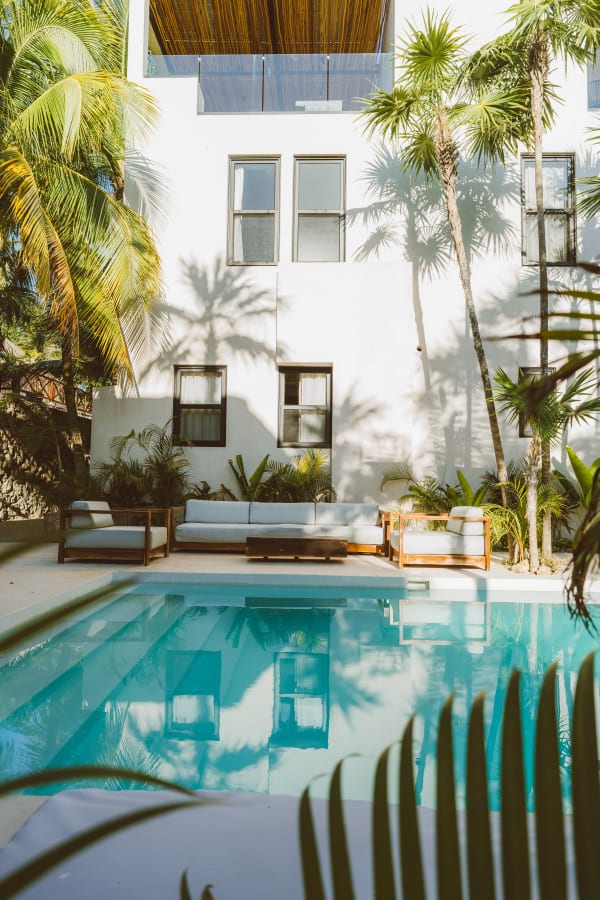View of Casa Grande from across the pool