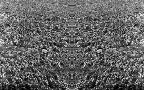 stones in Beit Keshet - diptych