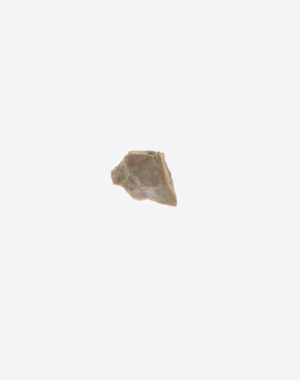Stone on white background
