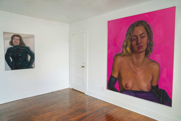 Installation view, JUST FRIENDS, 2023. McLennon Pen Co. Gallery, Austin