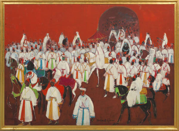 Hassan El Glaoui, Cavalcade of the sultan and his entourage