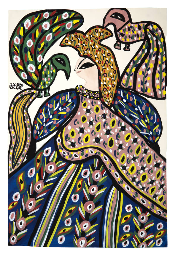 Baya Mahieddine, Femme, 1975