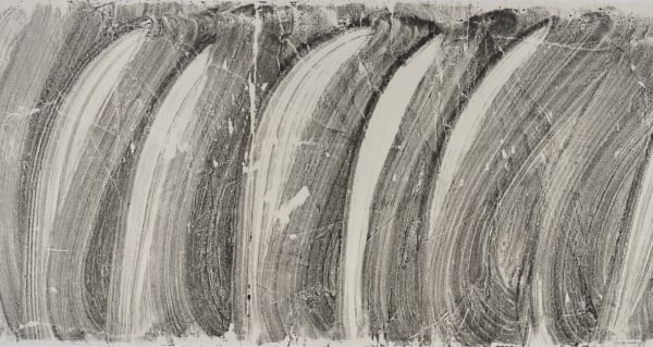 PARK YELIM Wind Signpost, 2024 Ink on Hanji 75 x 140cm