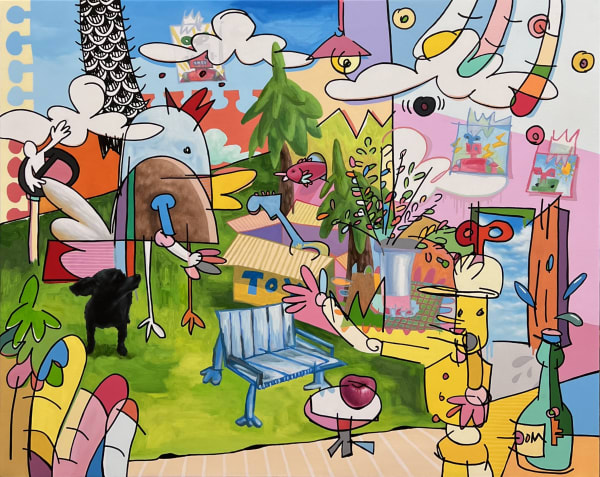 YANG WONCHEUL Temptation oil on canvas 72.7 x 90.9cm