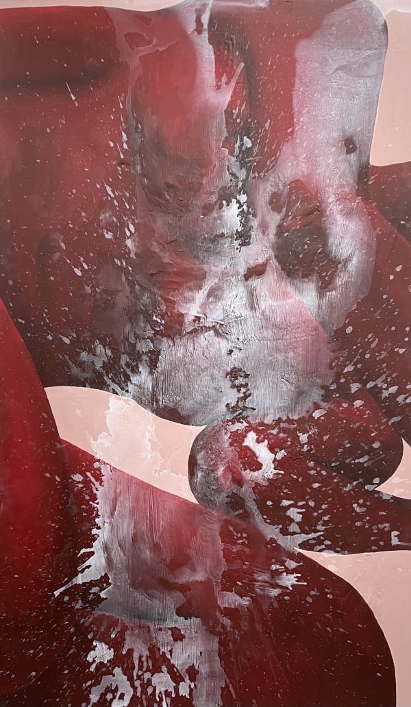 CHEON HYOWON G35-15 acrylic on panel 162.2 x 97cm