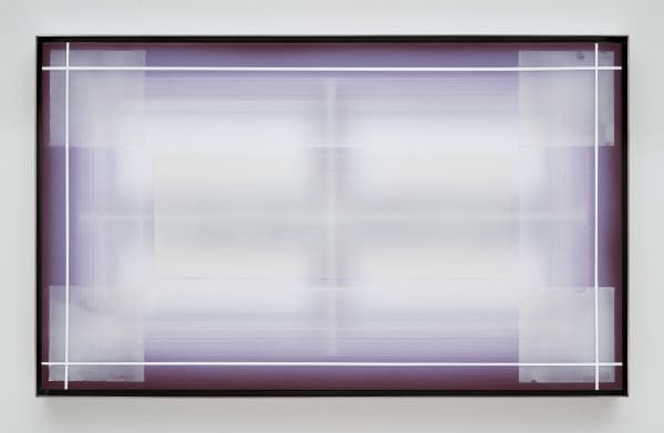 YEOM GINAM Unbending Flash #8 acrylic and mixed media on canvas 29 x 47cm