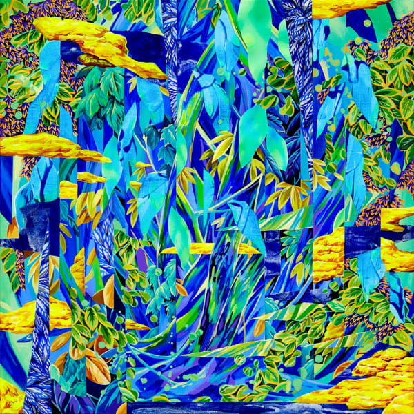 PARK TAEHOON PARKTAERIA (UNTITLED), 2023 Acrylic on canvas 45.5 x 45.5cm