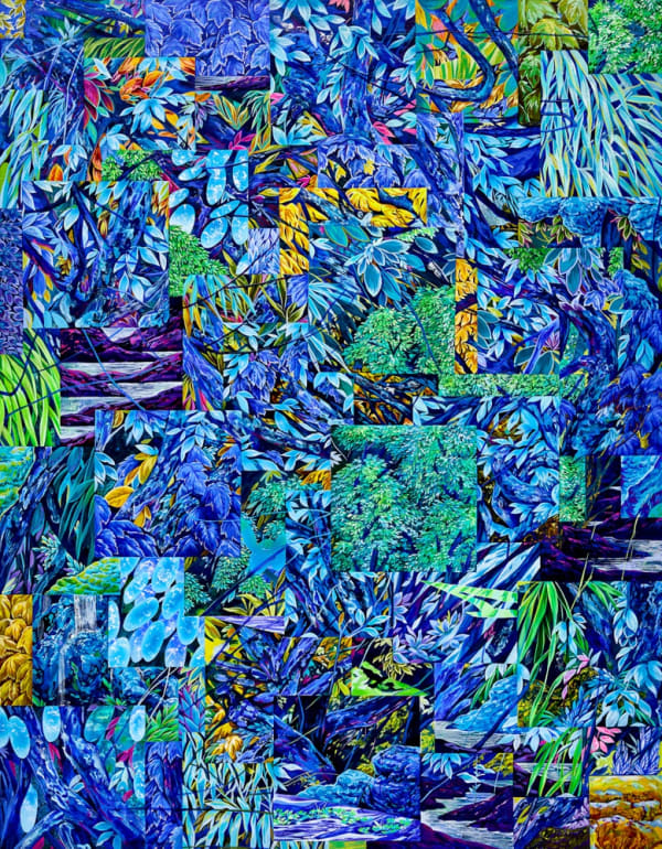 PARK TAEHOON PARKTAERIA (puzzle), 2023 Acrylic on canvas 116.8 x 91cm