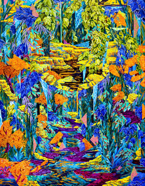 PARK TAEHOON Parktaeria (Untitled), 2024 Acrylic on canvas 116.8 x 91cm