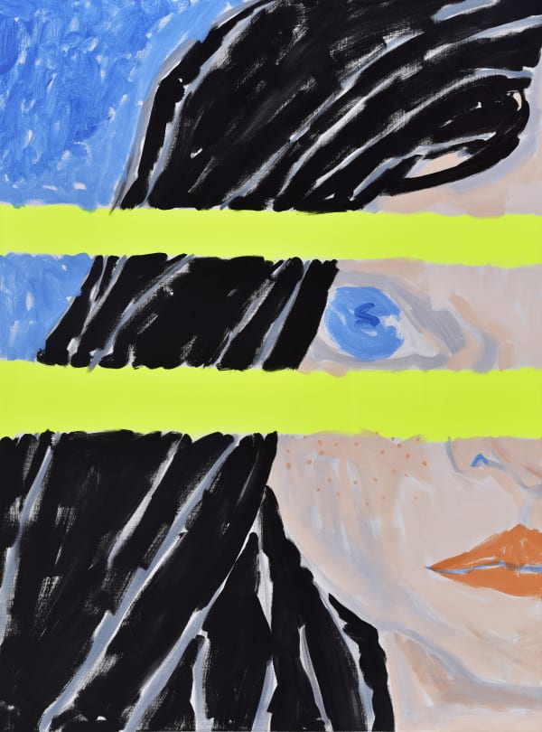 HWANG DO YOU THE GREEN RAY, 2023 Acrylic on canvas 130.3 x 97cm