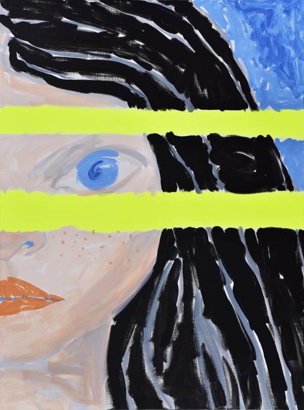 HWANG DO YOU THE GREEN RAY, 2023 Acrylic on canvas 130.3 x 97cm