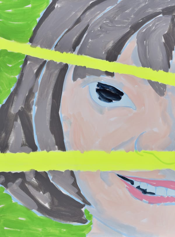 HWANG DO YOU THE GREEN RAY, 2023 Acrylic on canvas 130.3 x 97cm