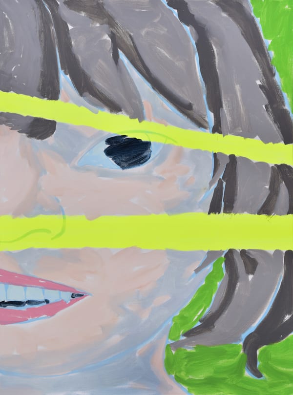 HWANG DO YOU THE GREEN RAY, 2023 Acrylic on canvas 130.3 x 97cm