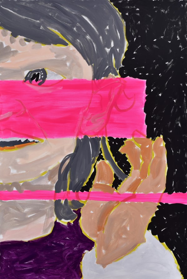 HWANG DO YOU THE GREEN RAY, 2022 Acrylic on canvas 193.3 x 130.3cm