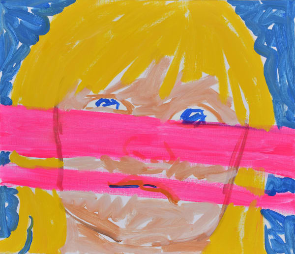 HWANG DO YOU THE GREEN RAY, 2022 Acrylic on canvas 45.5 x 53cm