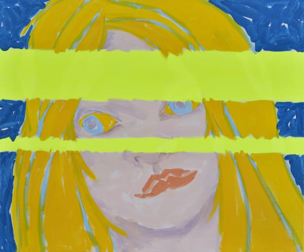 HWANG DO YOU THE GREEN RAY, 2023 Acrylic on canvas 60.6 x 72.7cm