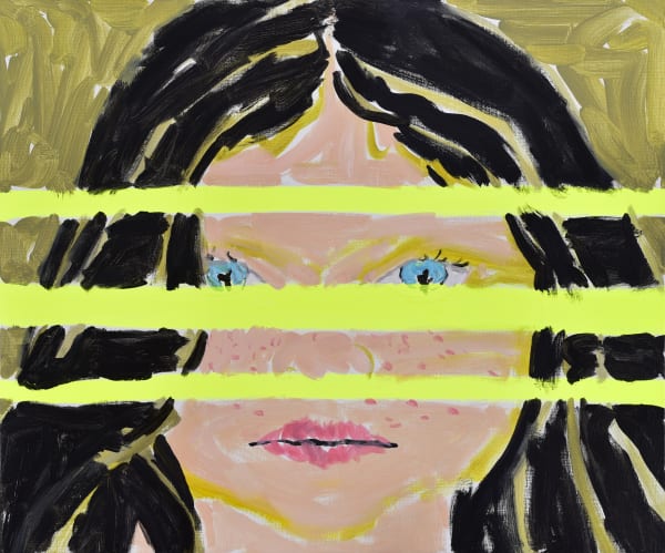 HWANG DO YOU THE GREEN RAY, 2023 Acrylic on canvas 60.6 x 72.7cm