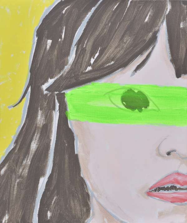 HWANG DO YOU THE GREEN RAY, 2022 Acrylic on canvas 72.7 x 60.6cm