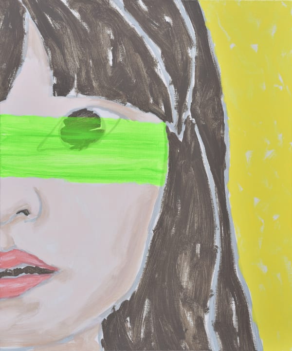 HWANG DO YOU THE GREEN RAY, 2022 Acrylic on canvas 72.7 x 60.6cm