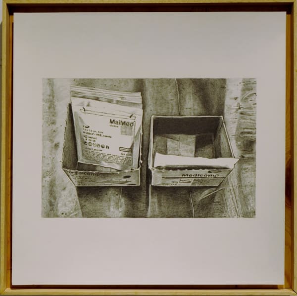 Emptied Packs Tang Kwong San Graphite On Paper 40 X 40 Cm Each 2018 3 800X799