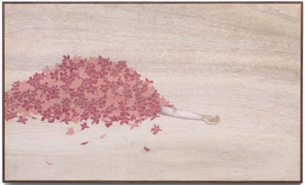 Memories Apple Wong Acrylic Color Pencil On Wood Framed 40H X 70W Cm 2014 02 3