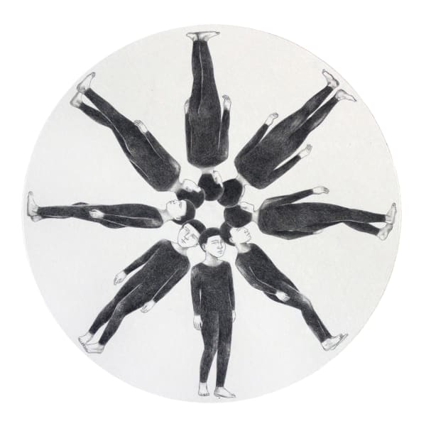 Turn Apple Wong Color Pencil On Chinese Rice Paper 38 X 38 Cm 2017 Copy