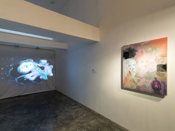 Cosmic Cloud A I Graffito