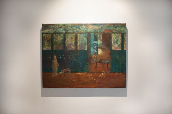 No Play No Gain Kwong Man Chun Ink Chinese Pigments Acrylic Oil On Canvas 27 X 29 5 Cm 2022 11