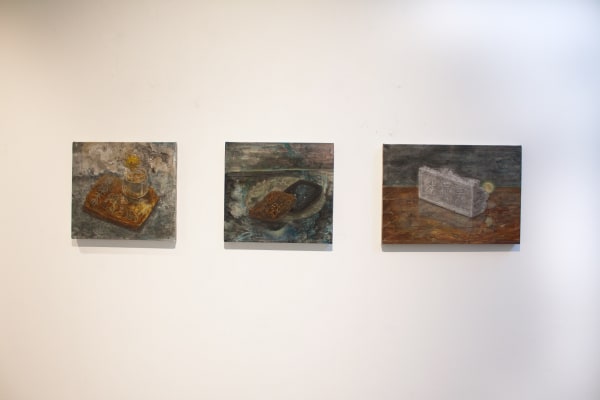 No Play No Gain Kwong Man Chun Ink Chinese Pigments Acrylic Oil On Canvas 27 X 29 5 Cm 2022 12