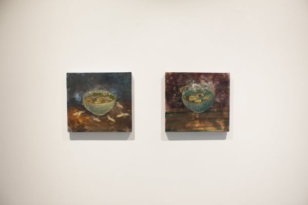 No Play No Gain Kwong Man Chun Ink Chinese Pigments Acrylic Oil On Canvas 27 X 29 5 Cm 2022 13