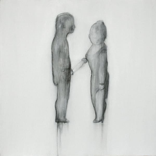 Xie Qi Mushroom 50X50Cm Pencil And Acrylic On Canvas 2009