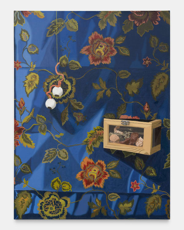 Yurie Hayashi Feeling Blue, 2022 Oil on canvas 76.2 x 101.6 cm. 30 x 40 in.