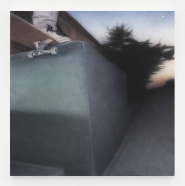 Aryo Toh Djojo Heel Flip Out, 2022 Acrylic on canvas 91 x 91 cm. 36 x 36 in.