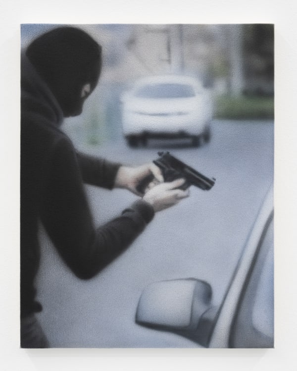 Aryo Toh Djojo Flick Of The Wrist, 2022 Signed & dated Acrylic on canvas 28 x 36 cm. 11 x 14 in.