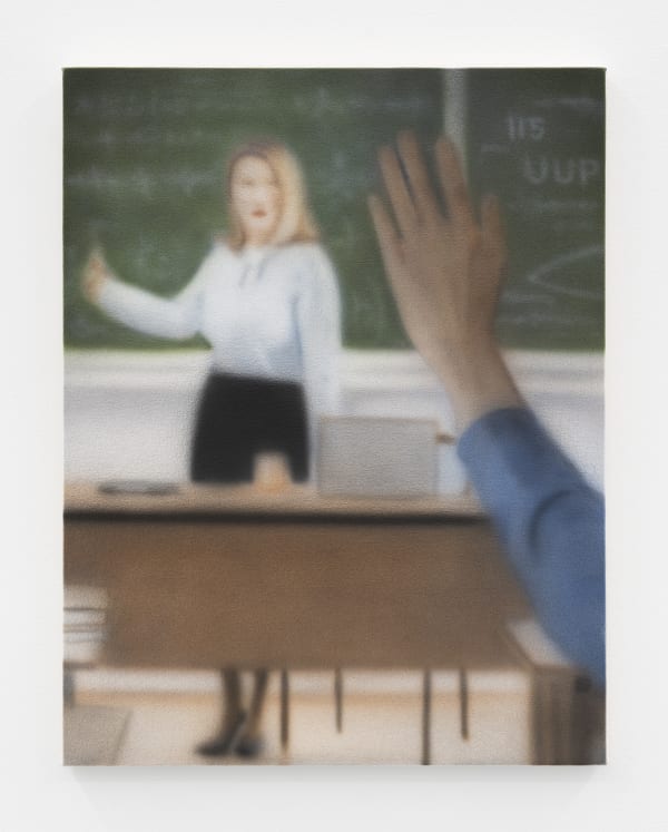 Aryo Toh Djojo Feed Your Head, 2022 Signed & dated Acrylic on canvas 36 x 46 cm. 14 x 18 in.