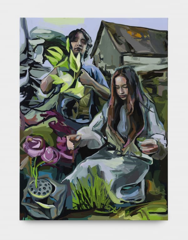 Anna KenneallyWATERED BY THE RAIN, 2022 Oil on canvas 150 x 110 cm. 59 x 43¼ in.