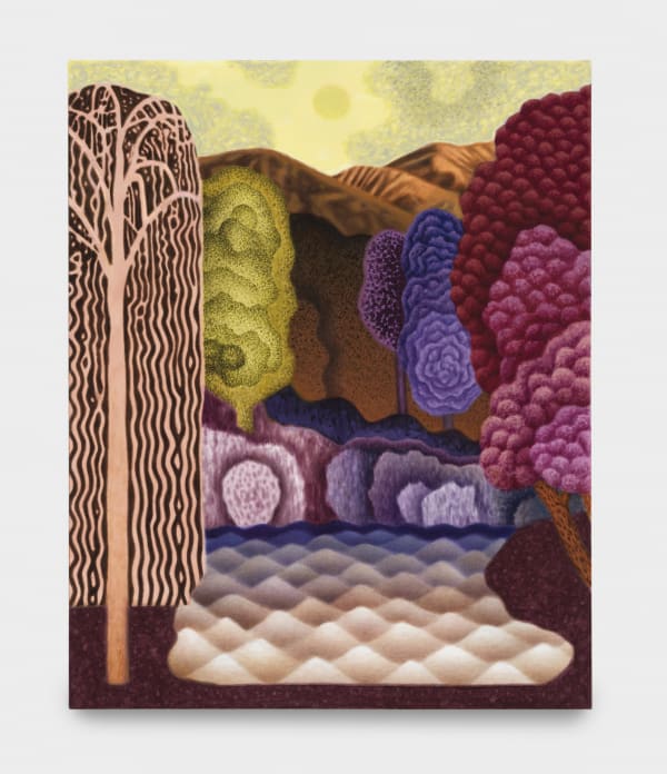 Amanda BaldwinCOPPER CATARACT, 2022 Oil and acrylic on canvas 91.4 x 73.7 cm. 36 x 29 in.