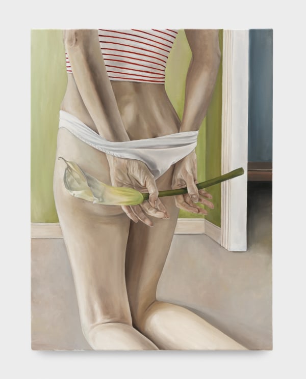 Noelia TowersCALLA LILLY, 2022 Oil on Canvas 102 x 76 cm. 40 x 30 in.