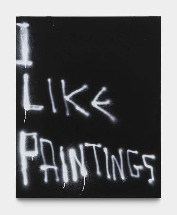 Richie Culver I like Paintings, 2023 Acrylic and lacquer on canvas 100 x 80 cm. 39 ½ x 31 ½ in.