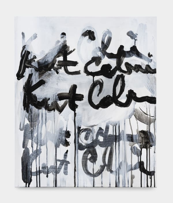 Tyrrell Winston What If It Was Kurt + Kim? (Kurt Kobain), 2023 Acrylic paint on canvas 60 x 50 cm. 23 ½ x 19 ½ in.