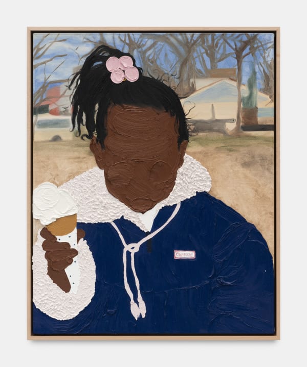 Shaina McCoy Anything 4U, 2023 Oil on canvas 76.2 x 61 cm. 30 x 24 in.