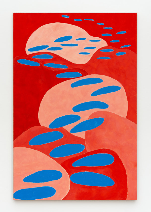 Augustin Delloye Untitled, 2018 Oil on paper mounted on wood