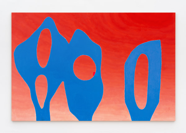 Augustin Delloye Untitled, 2018 Oil on paper mounted on wood