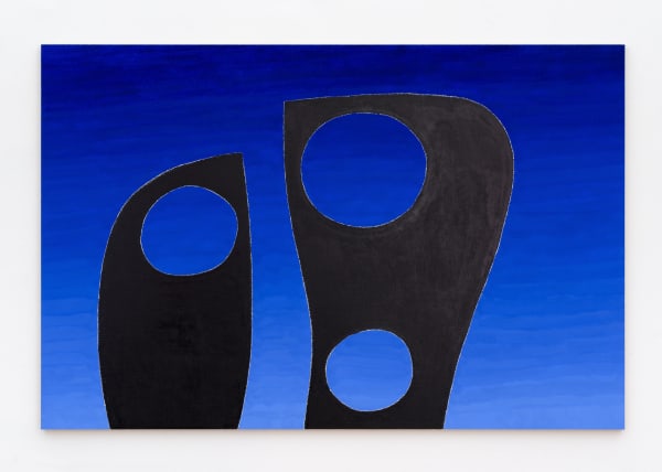 Augustin Delloye Untitled, 2018 Oil on paper mounted on wood