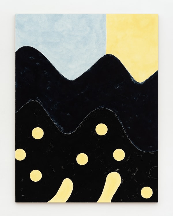Augustin Delloye Untitled, 2018 Oil on paper mounted on wood