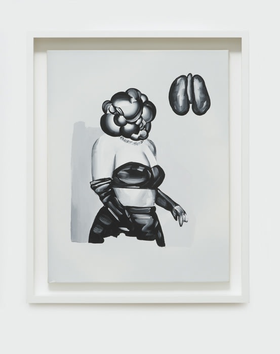 Tomoo Gokita FALSE WITH TWO, 2005 Sprayprint and gouache on canvas