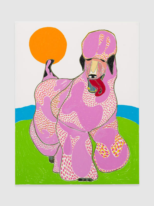 Susumu Kamijo MIDSUMMER RUN, 2019 Pastel, pencil & oil pastel on paper (framed)