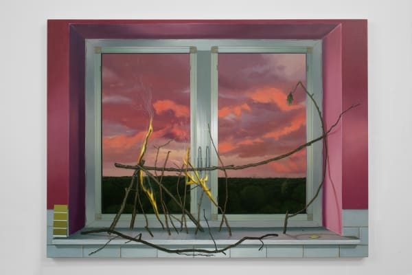 Paul Rouphail Celebration, 2019 Oil on canvas 137 x 101 cm. 54 x 39 in.