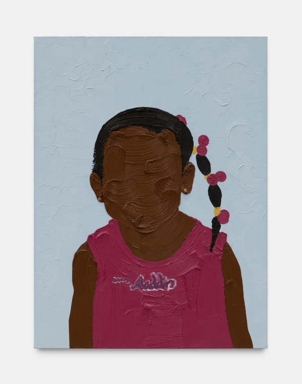 Shaina McCoy Shaina McCoyBobbles, 2021 Oil on canvas 102 x 76x 2.5 cm. 40 x 30 x 1 in.