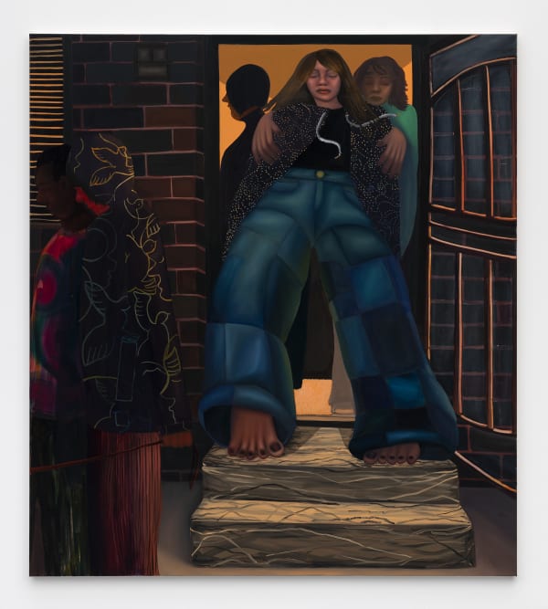 Coady Brown Periphery, 2021 Oil on canvas 203 x 183 cm. 80 x 72 in.